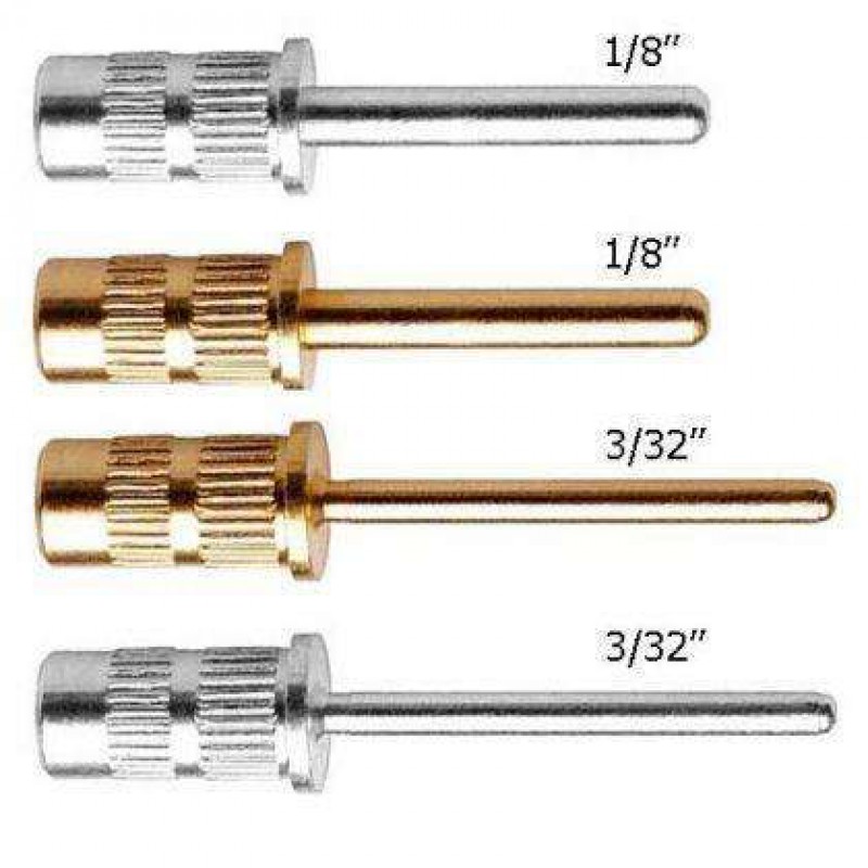 Cre8tion Metal Main Drill (Mandrel), Gold, 1/8", 17134 BB